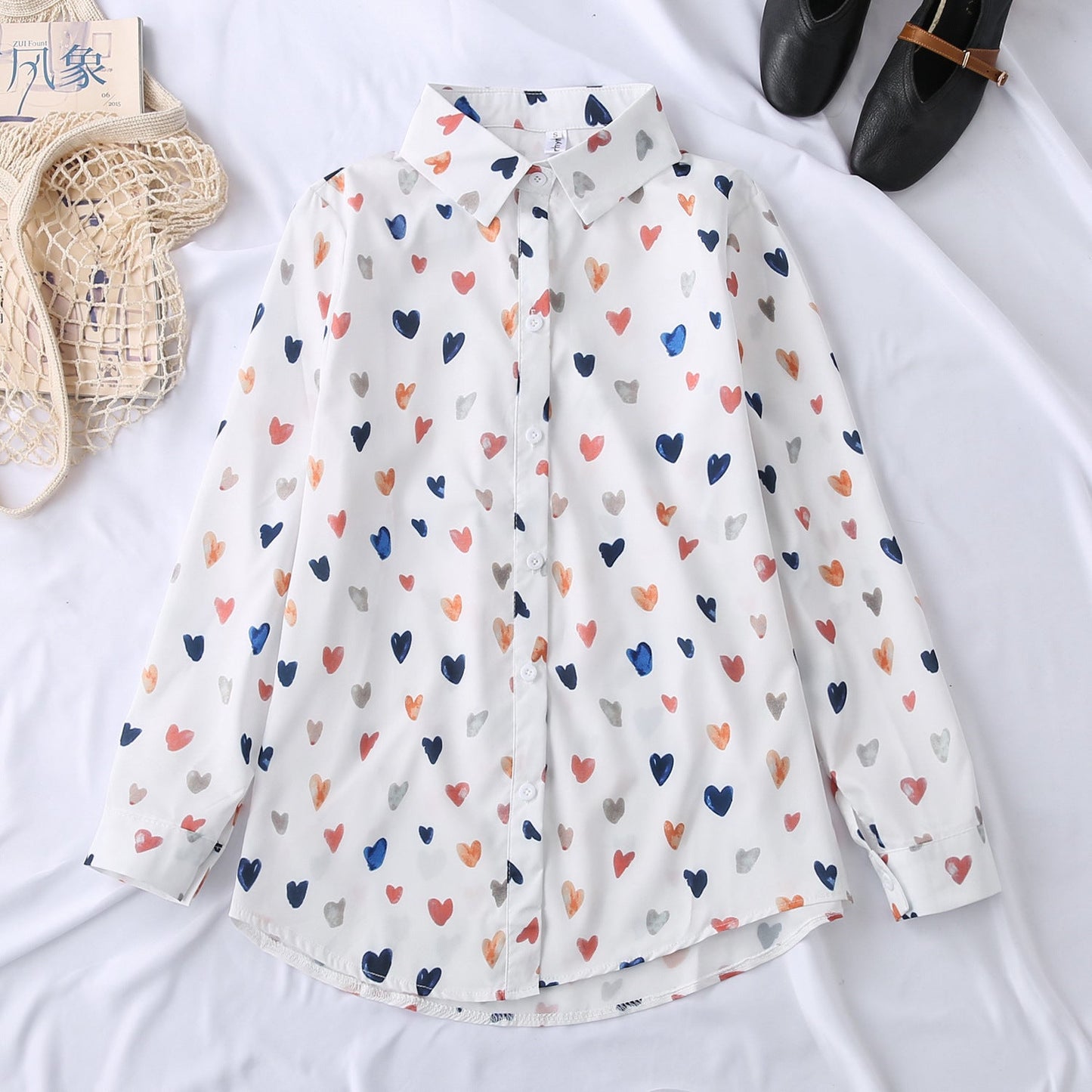 Western Style Shirt Women New Fashion Long Sleeved Loose Top - PratSN
