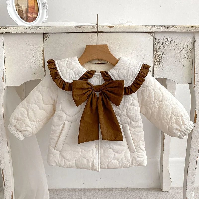 Winter Infant Baby Girls Thicken Warm Jacket Coat Newborn Baby Girls Plush Cardigan Coat Children Thicken Warm Clothes - PratSN