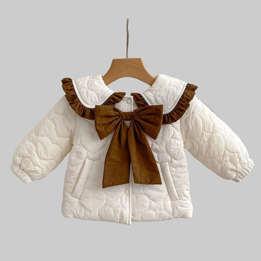 Winter Infant Baby Girls Thicken Warm Jacket Coat Newborn Baby Girls Plush Cardigan Coat Children Thicken Warm Clothes - PratSN