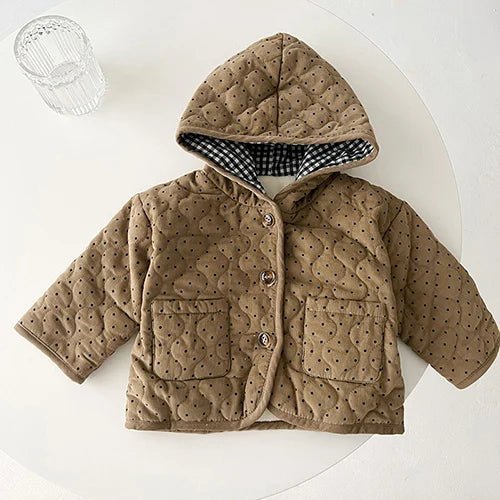 Winter Infant Baby Girls Thicken Warm Jacket Coat Newborn Baby Girls Plush Cardigan Coat Children Thicken Warm Clothes - PratSN