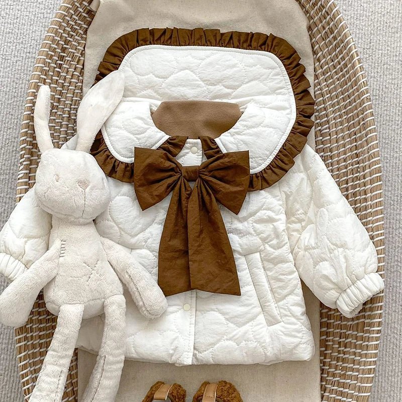 Winter Infant Baby Girls Thicken Warm Jacket Coat Newborn Baby Girls Plush Cardigan Coat Children Thicken Warm Clothes - PratSN