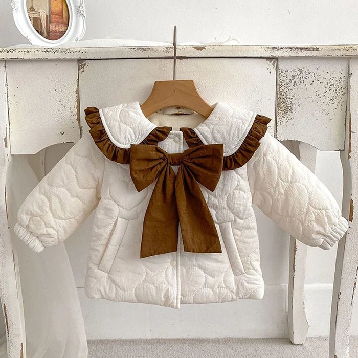 Winter Infant Baby Girls Thicken Warm Jacket Coat Newborn Baby Girls Plush Cardigan Coat Children Thicken Warm Clothes - PratSN