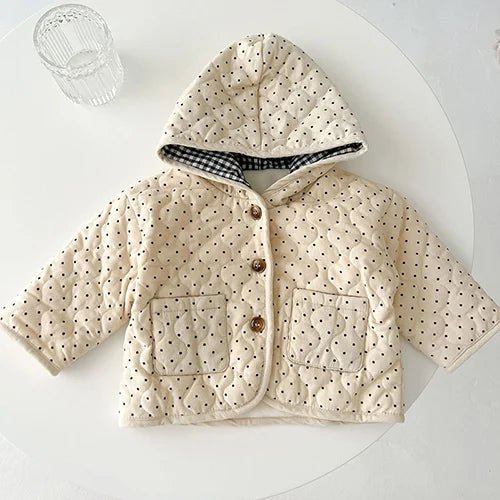 Winter Infant Baby Girls Thicken Warm Jacket Coat Newborn Baby Girls Plush Cardigan Coat Children Thicken Warm Clothes - PratSN