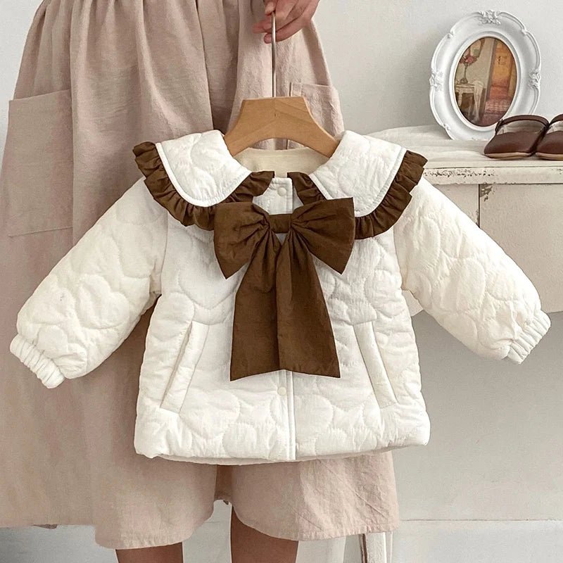 Winter Infant Baby Girls Thicken Warm Jacket Coat Newborn Baby Girls Plush Cardigan Coat Children Thicken Warm Clothes - PratSN