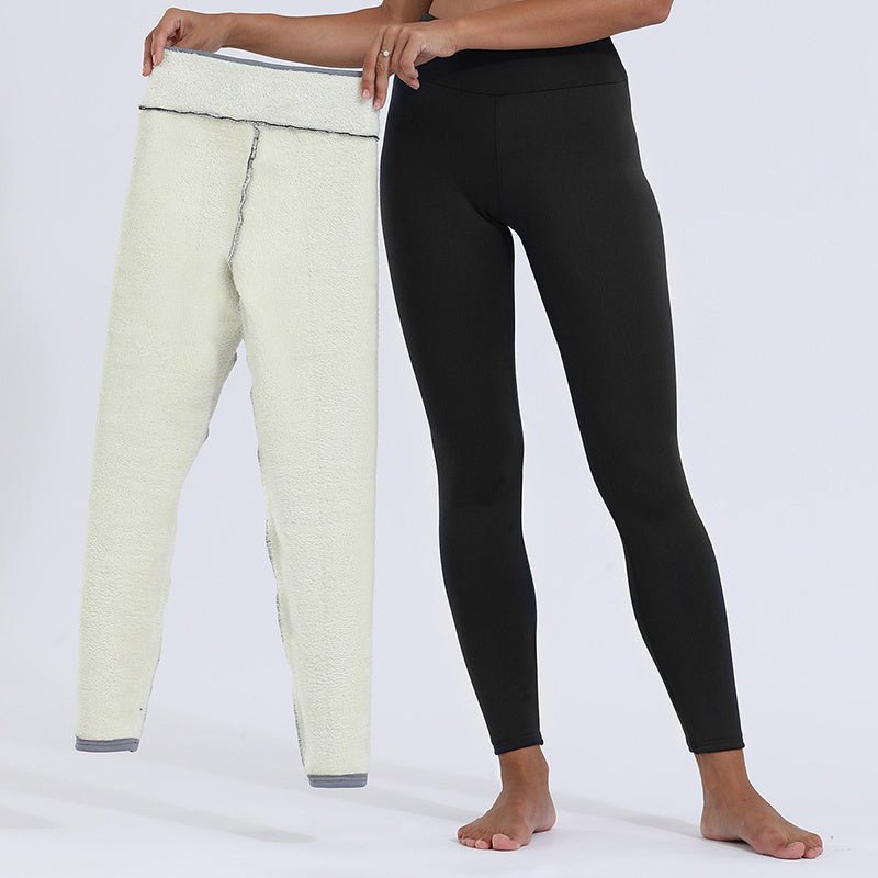 Winter Leggings Warm Thick High Stretch Cashmere Leggings Skinny Fitness Woman Pants - PratSN