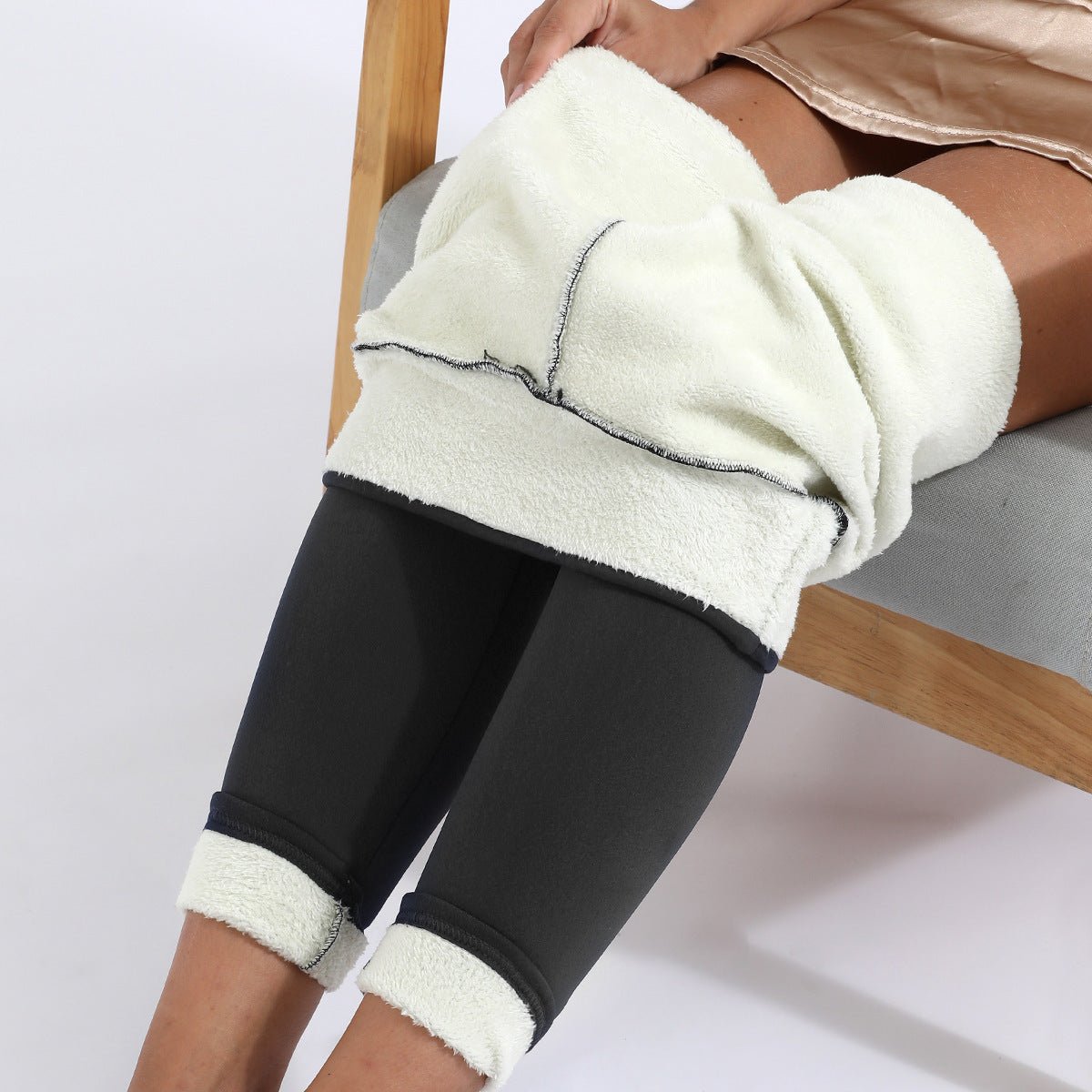 Winter Leggings Warm Thick High Stretch Cashmere Leggings Skinny Fitness Woman Pants - PratSN