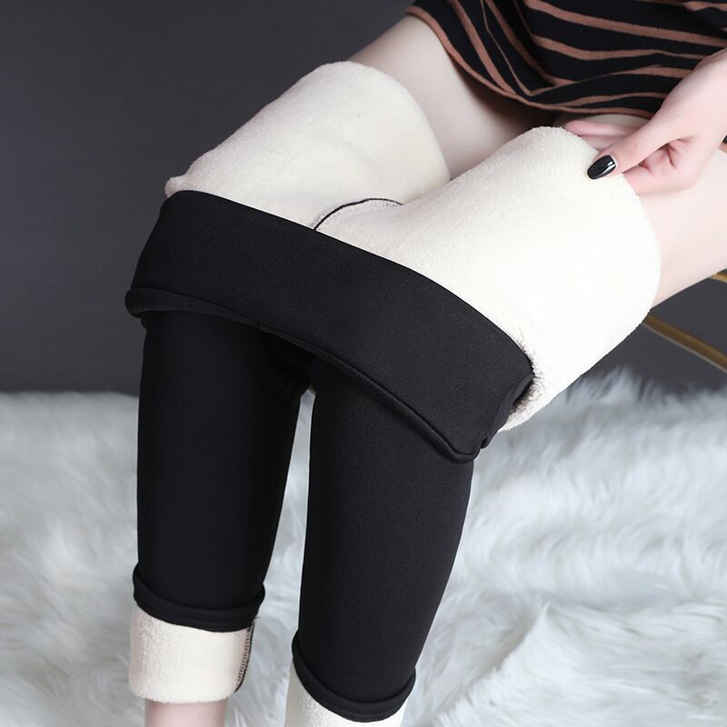 Winter Leggings Warm Thick High Stretch Cashmere Leggings Skinny Fitness Woman Pants - PratSN