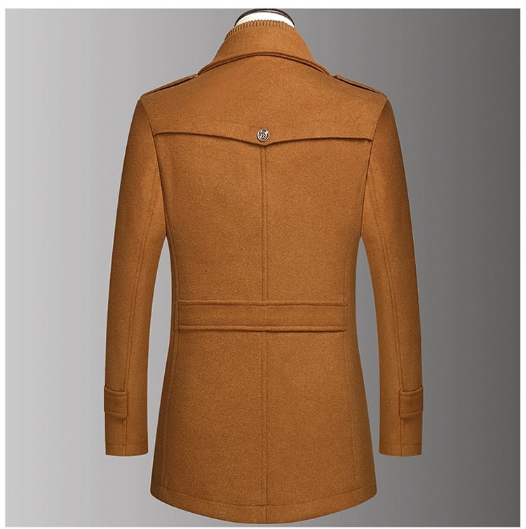 Winter New Arrival Middle - Aged Men Woolen Coat Outwear Casual Middle - Aged and Elderly Thickened Woolen Jacket Dad Wear - PratSN