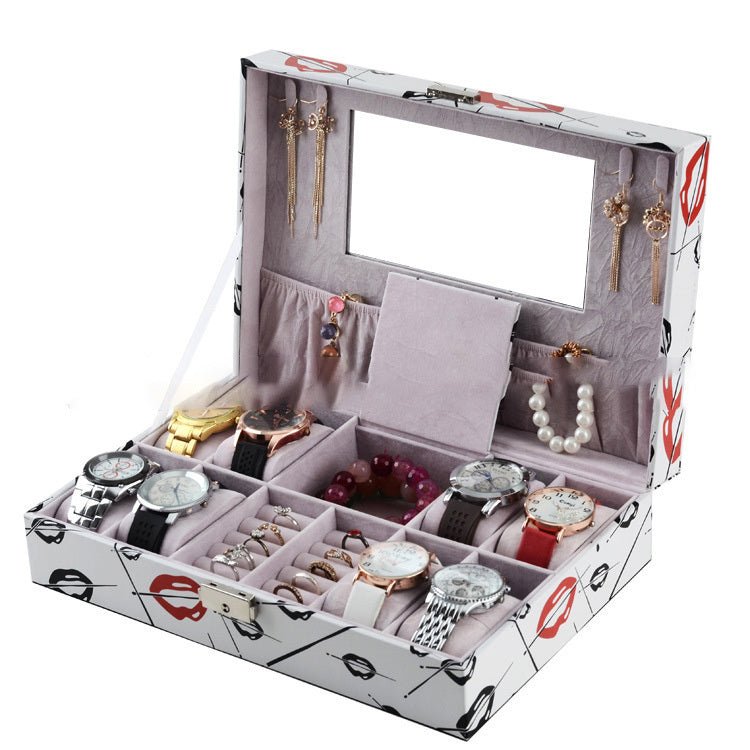 Women DIY Home Storage Desk Case Makeup Organizer Box - PratSN