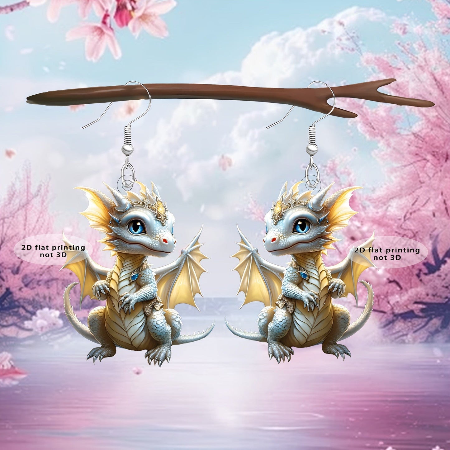Women Dragon Shape Earrings Animal Earrings - PratSN