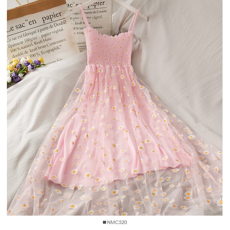Women Dresses Summer V Neck Floral Print Boho Beach Dress - PratSN