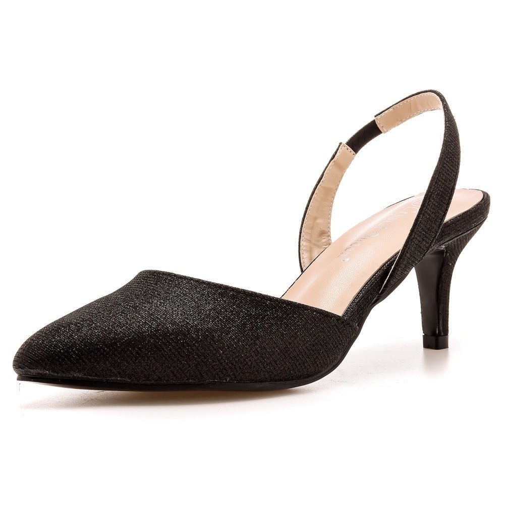 Women's 6cm Low - cut Pointed - toe Color - changing Cloth Plus Size Sandals - PratSN