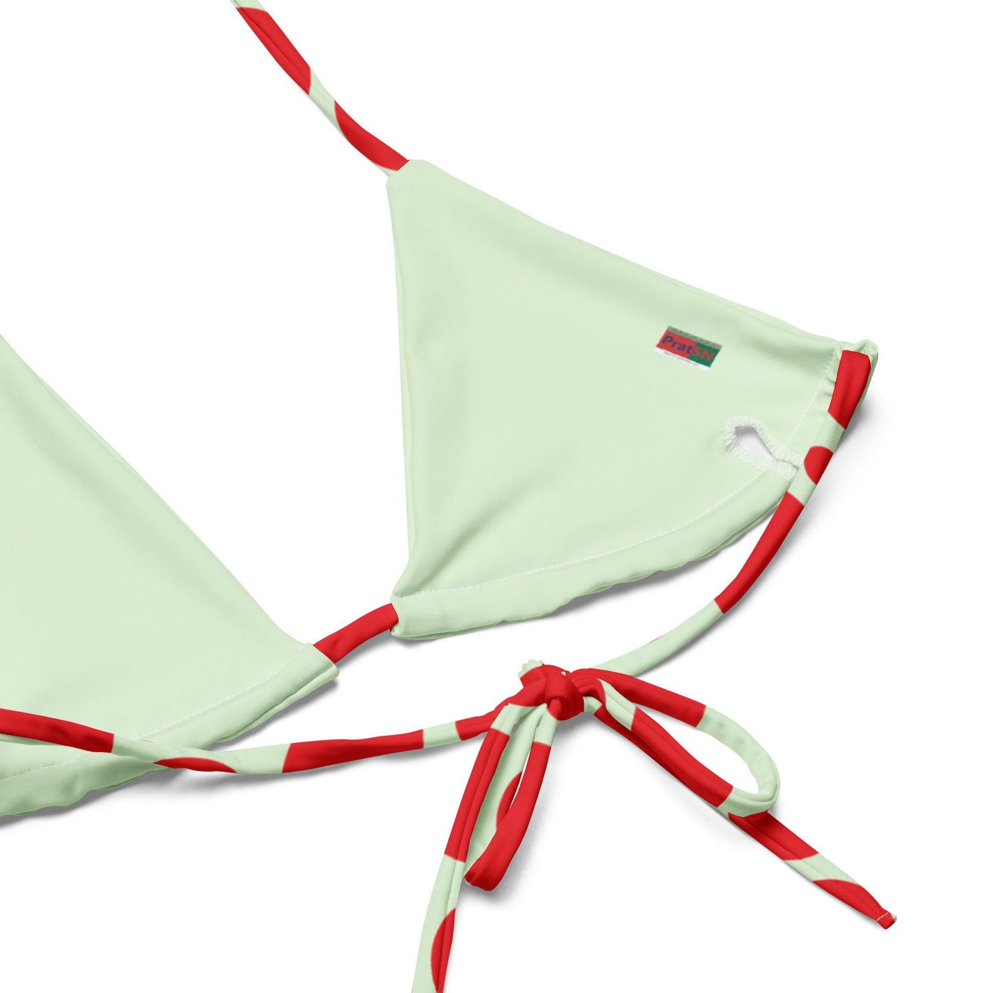 Women's all - over print string bikini, cute Summer Bikini - PratSN