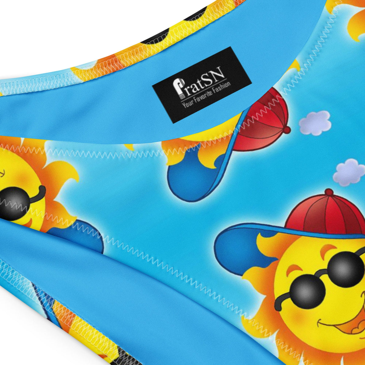 Women's bandeau bikini, Swimwear, Swimsuit, Two Piece Swimwear - PratSN