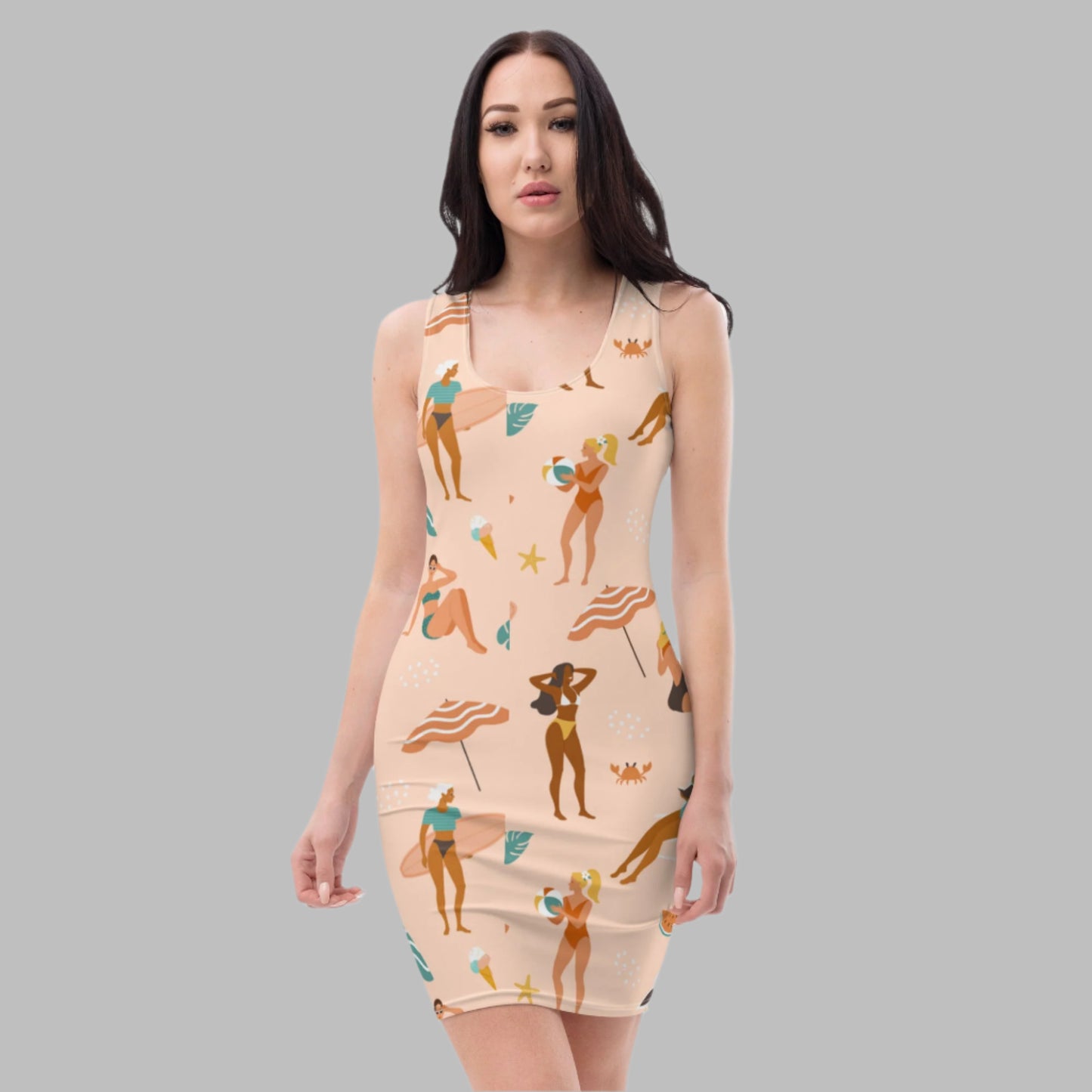 Women's Bodycon dress, Body hugging fit tank top dress, elegant bodycon, sleeveless dress for your favorite party, summer and spring dress - PratSN