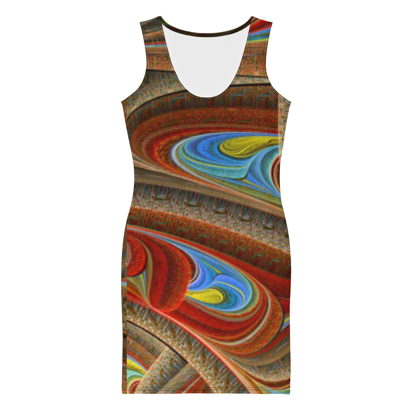 Women's Bodycon dress, bodycon dress, Blooming pattern dress, Body hugging fit tank top dress, elegant bodycon, sleeveless dress for your favorite party, summer and spring dress - PratSN