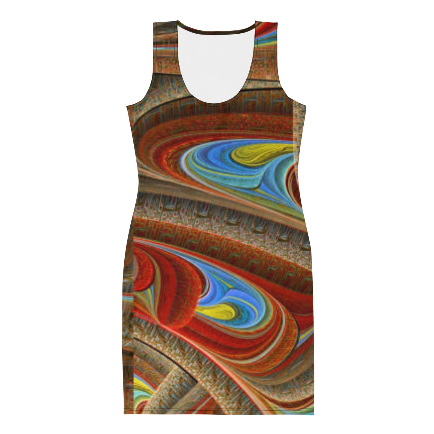 Women's Bodycon dress, bodycon dress, Blooming pattern dress, Body hugging fit tank top dress, elegant bodycon, sleeveless dress for your favorite party, summer and spring dress - PratSN
