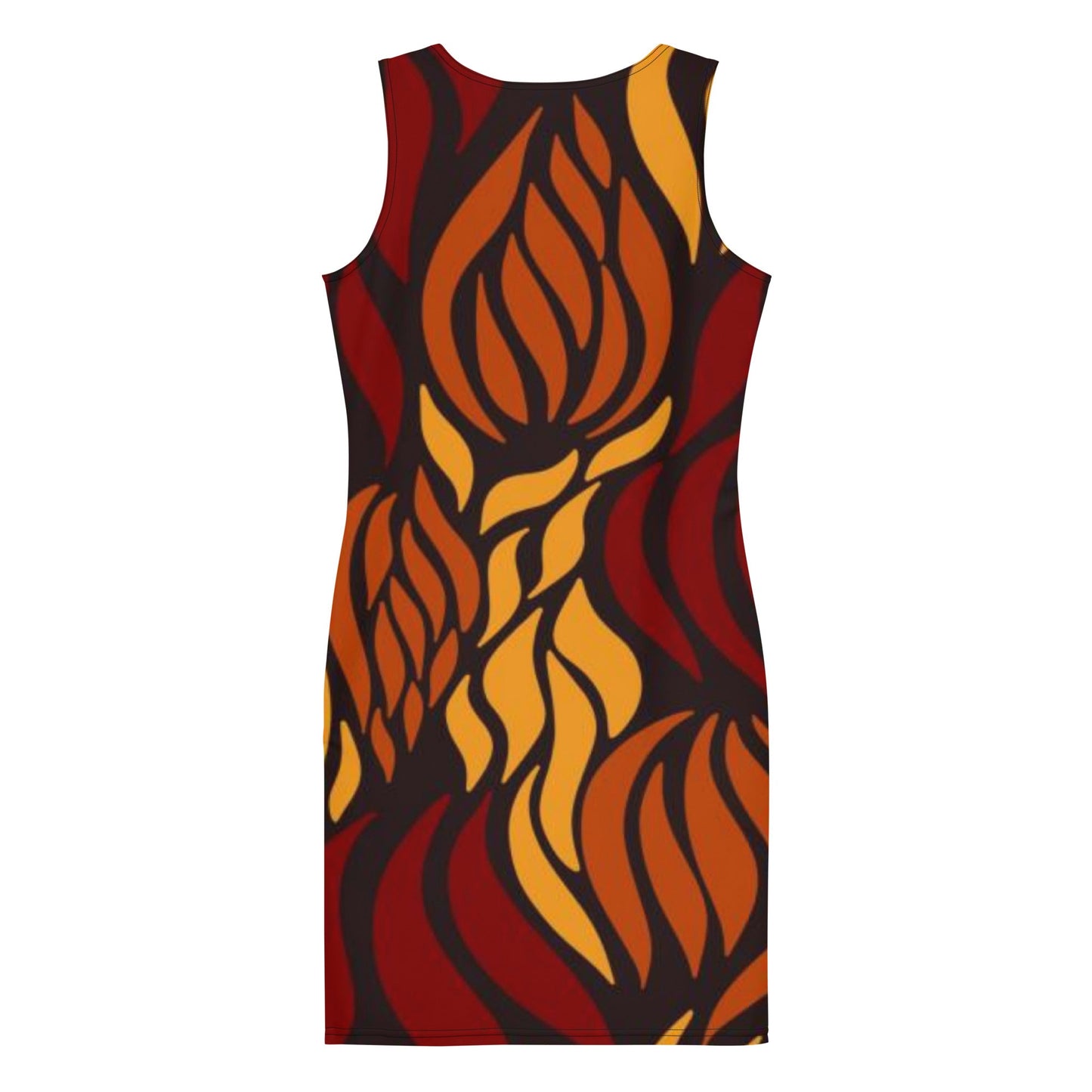 Women's Bodycon dress, Brown Body hugging fit tank top dress, elegant bodycon, sleeveless dress for your favorite party, summer and spring dress - PratSN