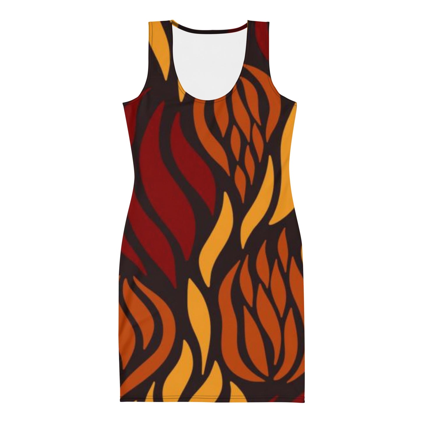 Women's Bodycon dress, Brown Body hugging fit tank top dress, elegant bodycon, sleeveless dress for your favorite party, summer and spring dress - PratSN
