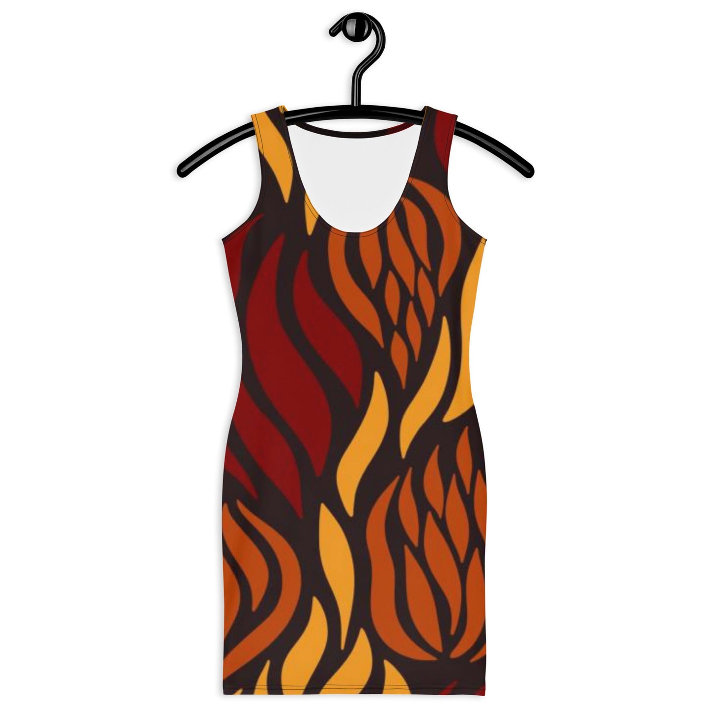 Women's Bodycon dress, Brown Body hugging fit tank top dress, elegant bodycon, sleeveless dress for your favorite party, summer and spring dress - PratSN