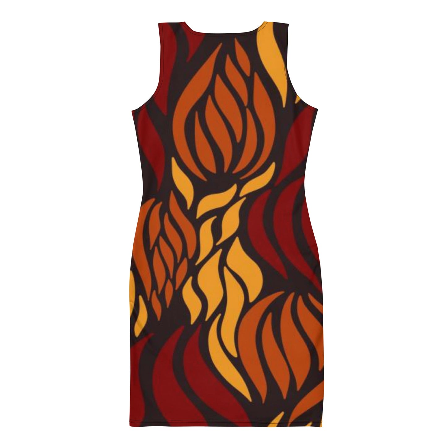 Women's Bodycon dress, Brown Body hugging fit tank top dress, elegant bodycon, sleeveless dress for your favorite party, summer and spring dress - PratSN