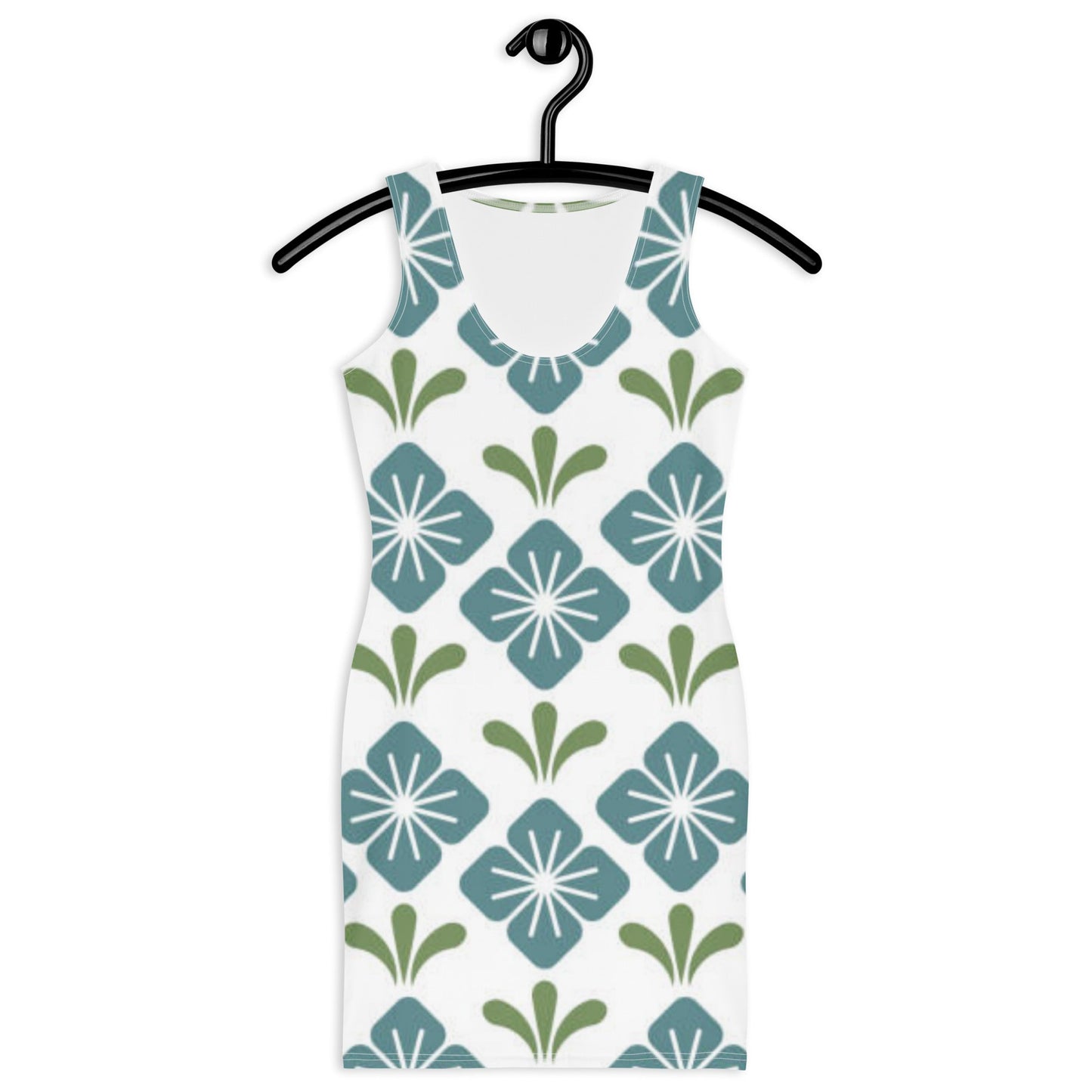 Women's Bodycon dress, Geometric Pattern, Body hugging fit tank top dress, elegant bodycon, sleeveless dress for your favorite party, summer and spring dress - PratSN