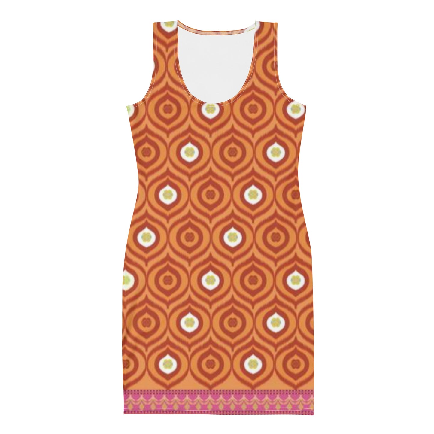 Women's Bodycon dress, Mango Tango Pencil Dresses, Body hugging fit tank top dress, elegant bodycon, sleeveless dress for your favorite party, summer and spring dress - PratSN