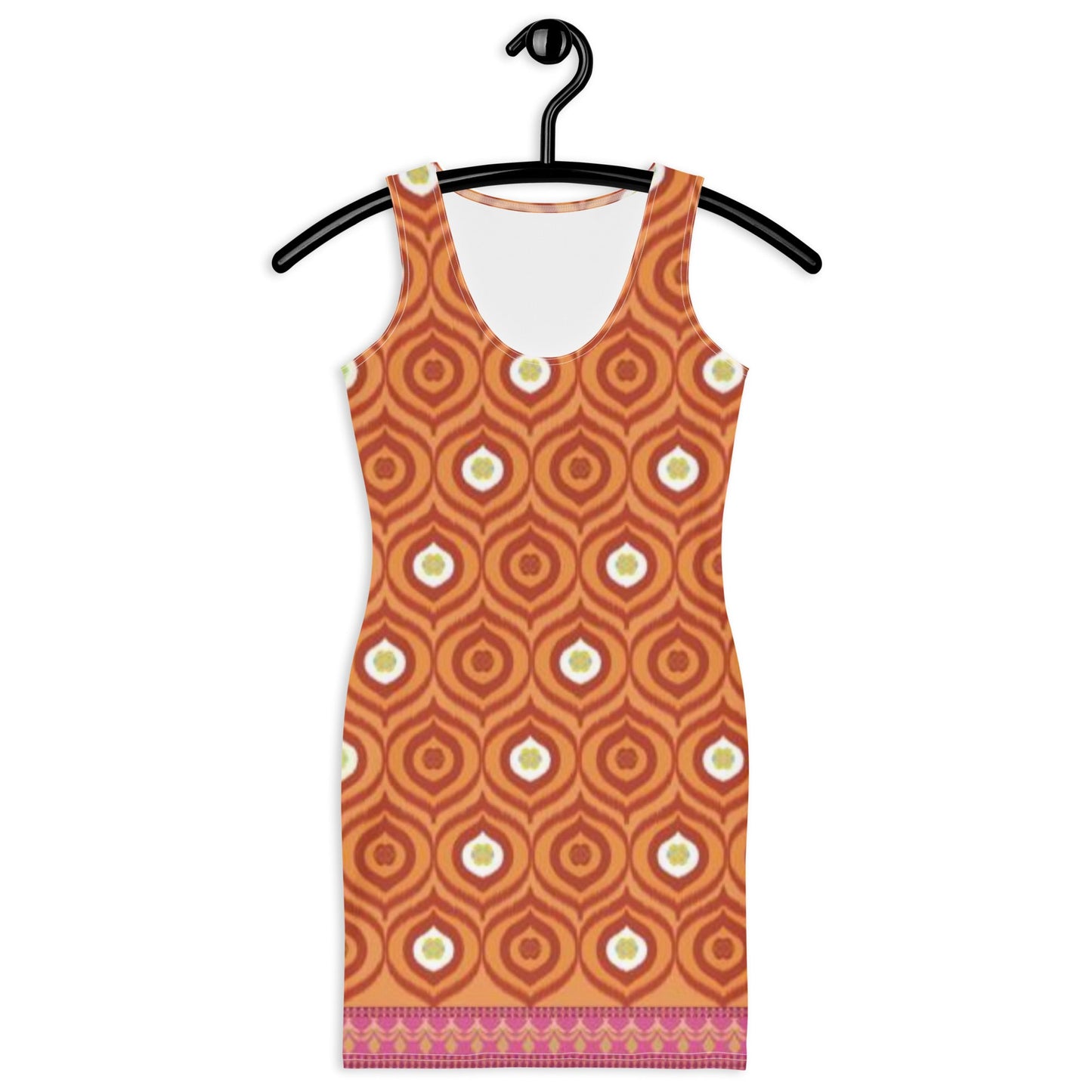 Women's Bodycon dress, Mango Tango Pencil Dresses, Body hugging fit tank top dress, elegant bodycon, sleeveless dress for your favorite party, summer and spring dress - PratSN