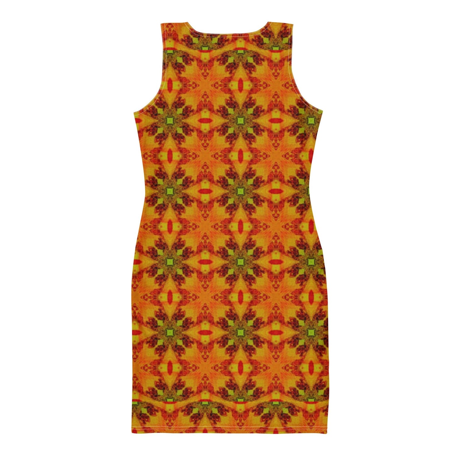 Women's Bodycon dress, Orange Pencil Dresses, Body hugging fit tank top dress, elegant bodycon, sleeveless dress for your favorite party, summer and spring dress - PratSN