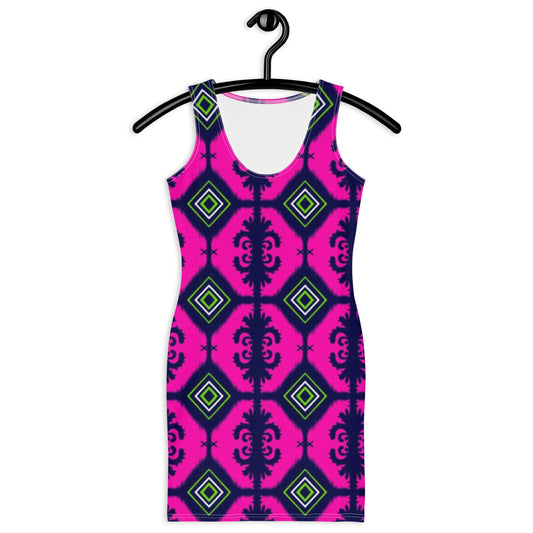 Women's Bodycon dress, Pink bodycon dress, dress, Body hugging fit tank top dress, elegant bodycon, sleeveless dress for your favorite party, summer and spring dress - PratSN