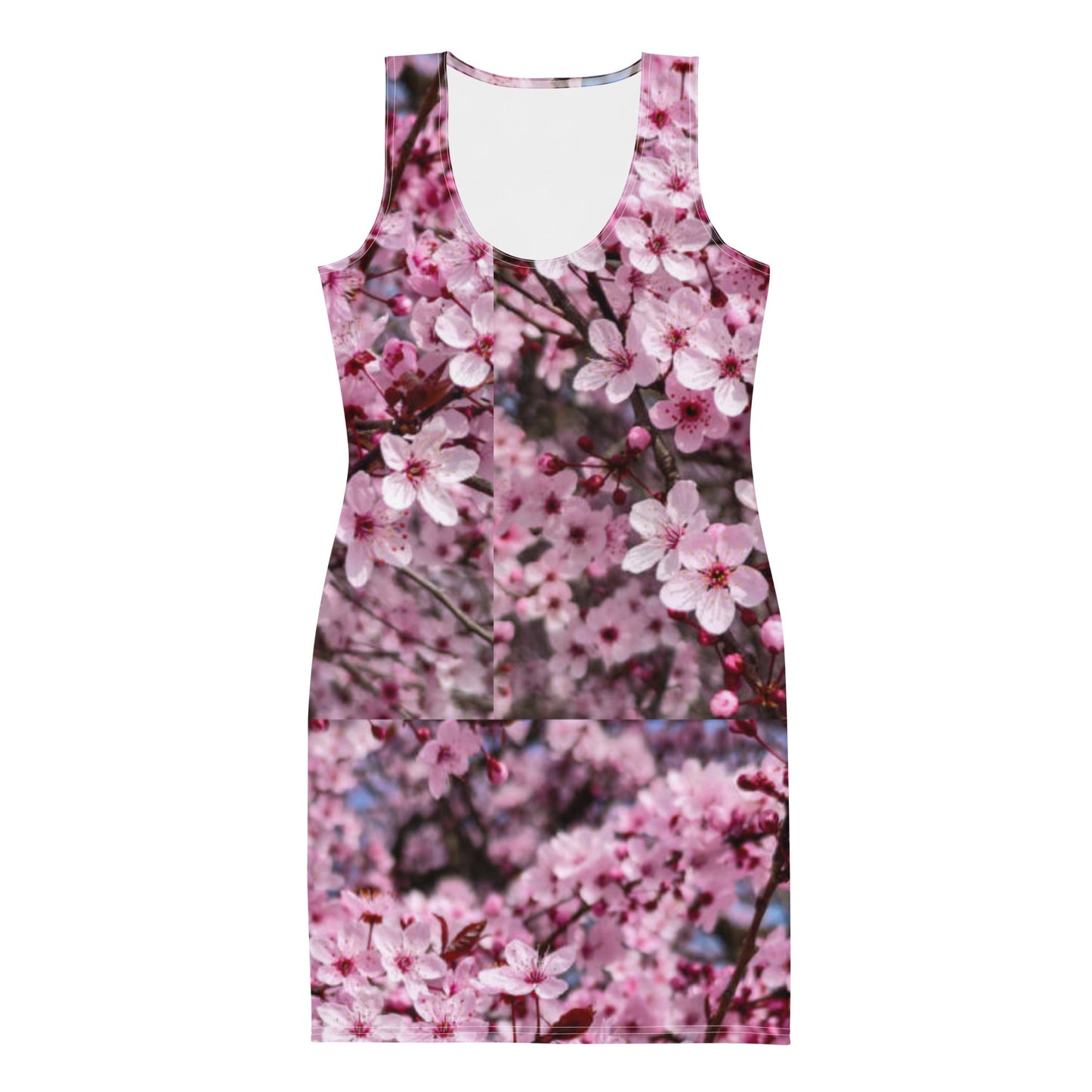 Women's Bodycon dress, Pink Floral Pencil Dresses, Body hugging fit tank top dress, elegant bodycon, sleeveless dress for your favorite party, summer and spring dress - PratSN