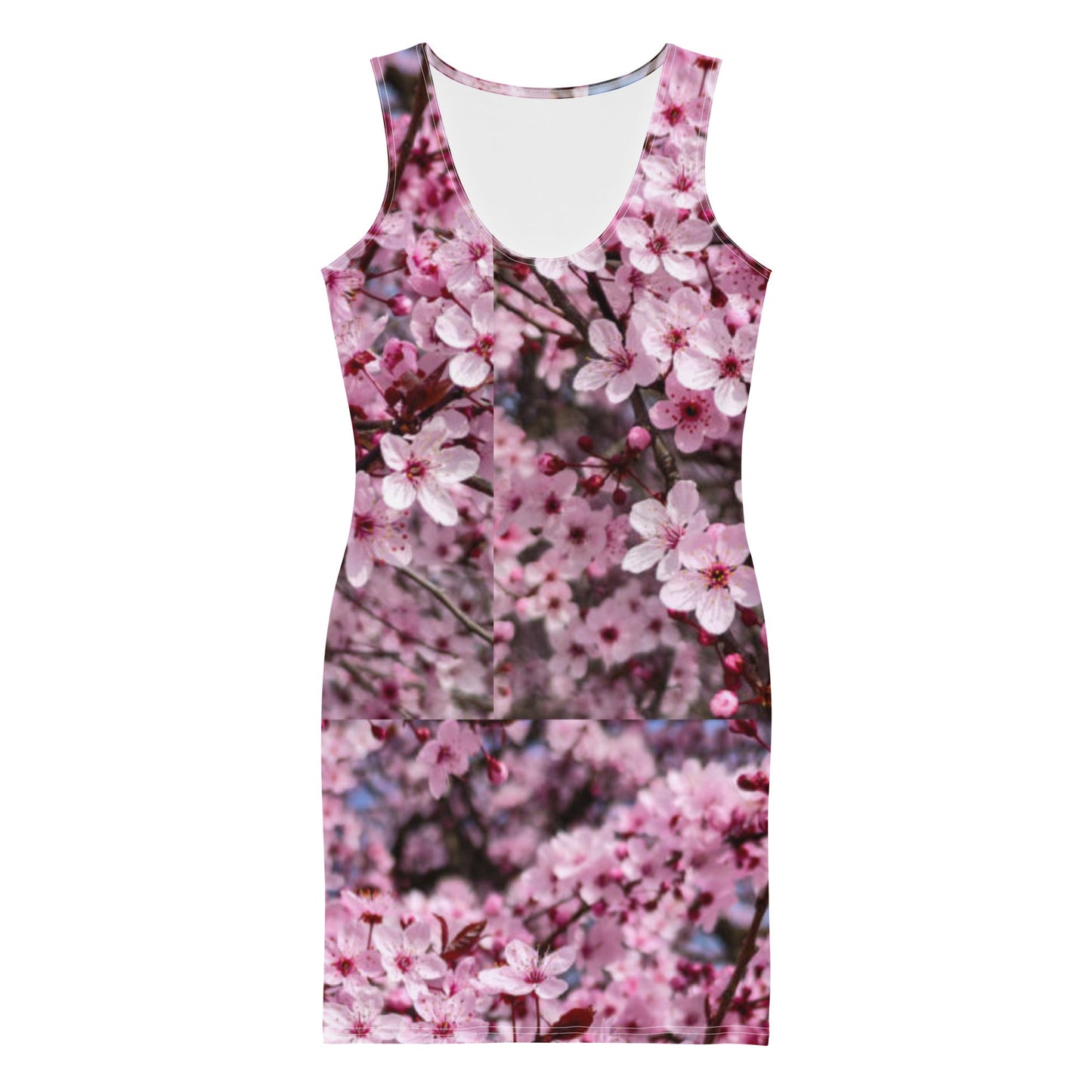 Women's Bodycon dress, Pink Floral Pencil Dresses, Body hugging fit tank top dress, elegant bodycon, sleeveless dress for your favorite party, summer and spring dress - PratSN