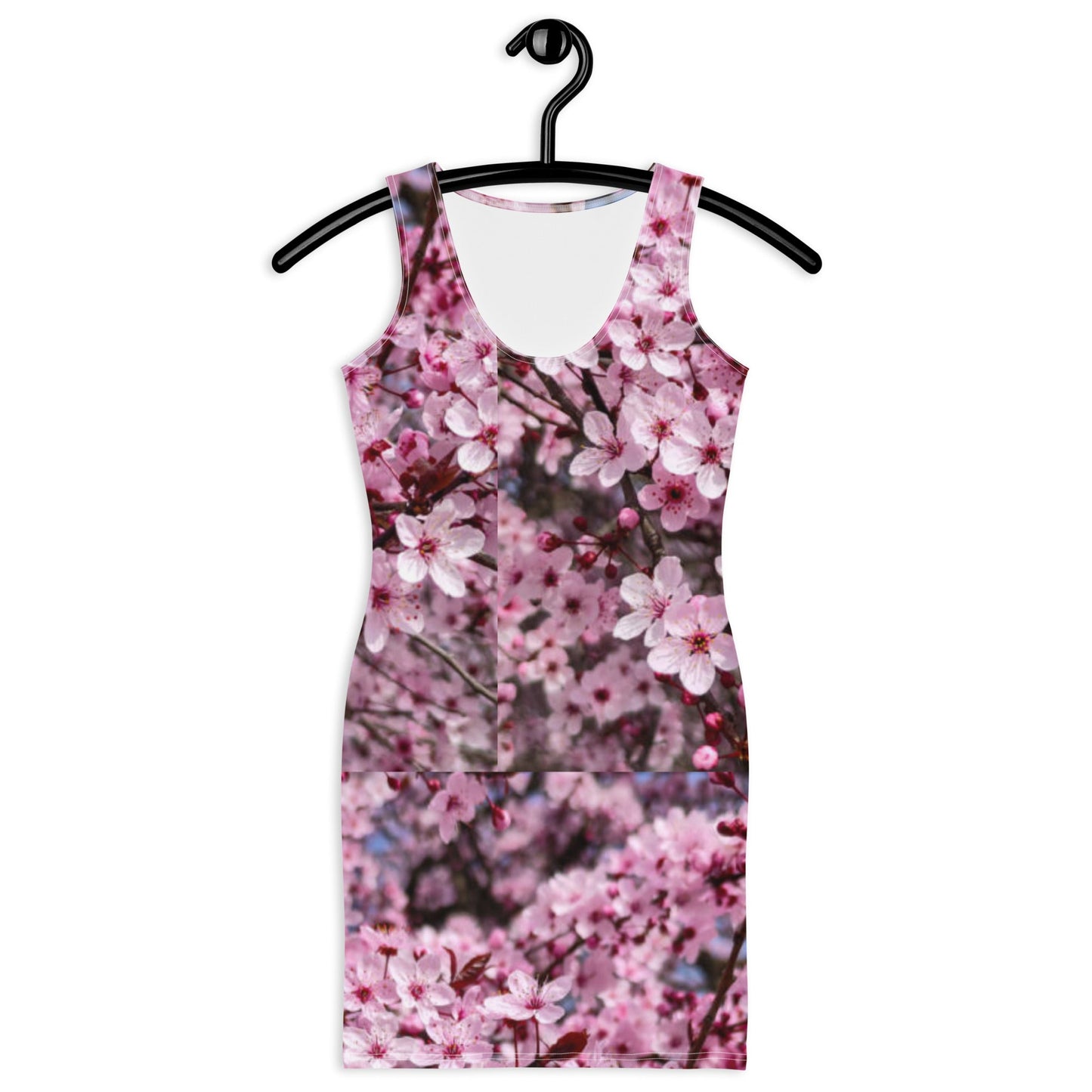 Women's Bodycon dress, Pink Floral Pencil Dresses, Body hugging fit tank top dress, elegant bodycon, sleeveless dress for your favorite party, summer and spring dress - PratSN