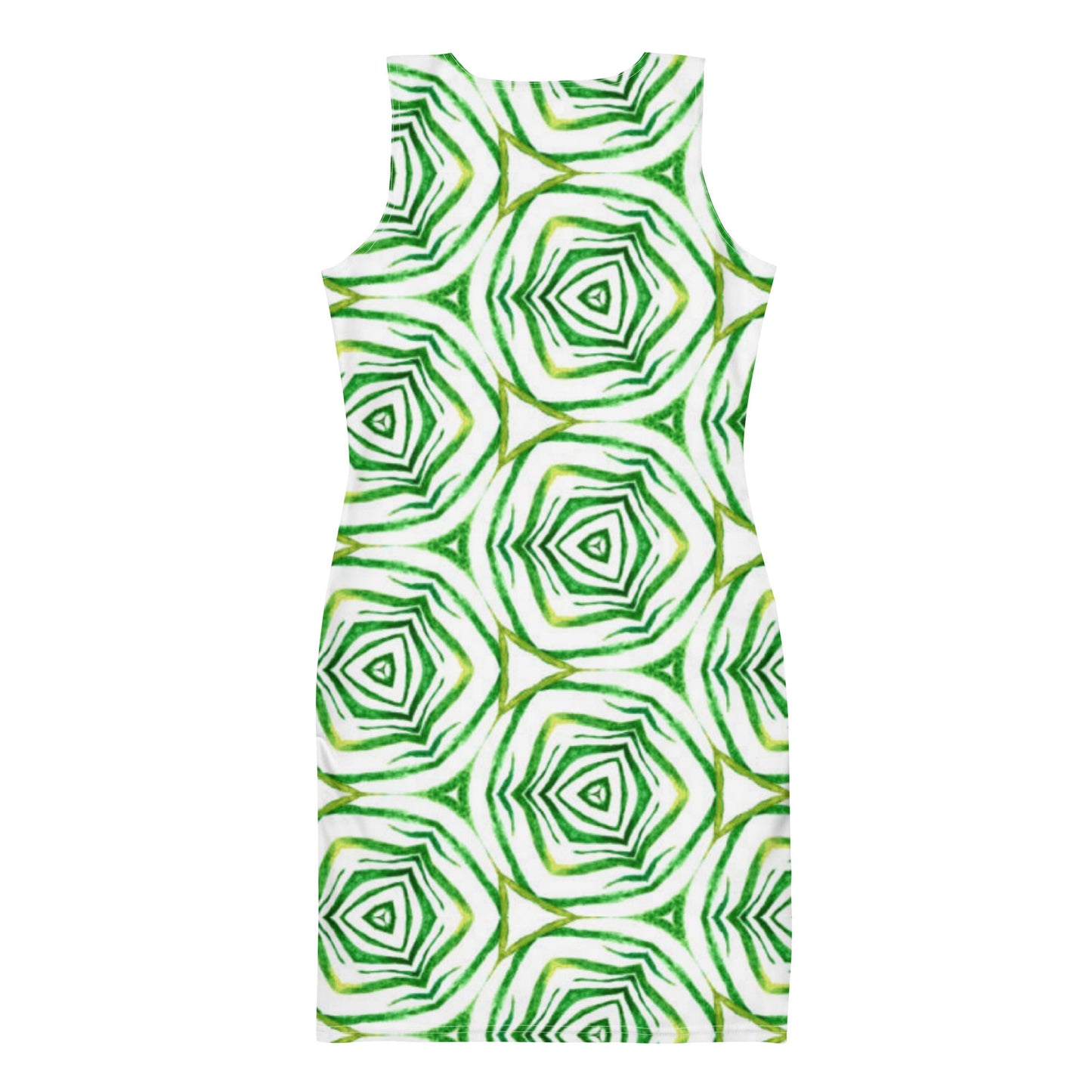 Women's Bodycon dress, Rose White Green Pencil Dresses, Body hugging fit tank top dress, elegant bodycon, sleeveless dress for your favorite party, summer and spring dress - PratSN