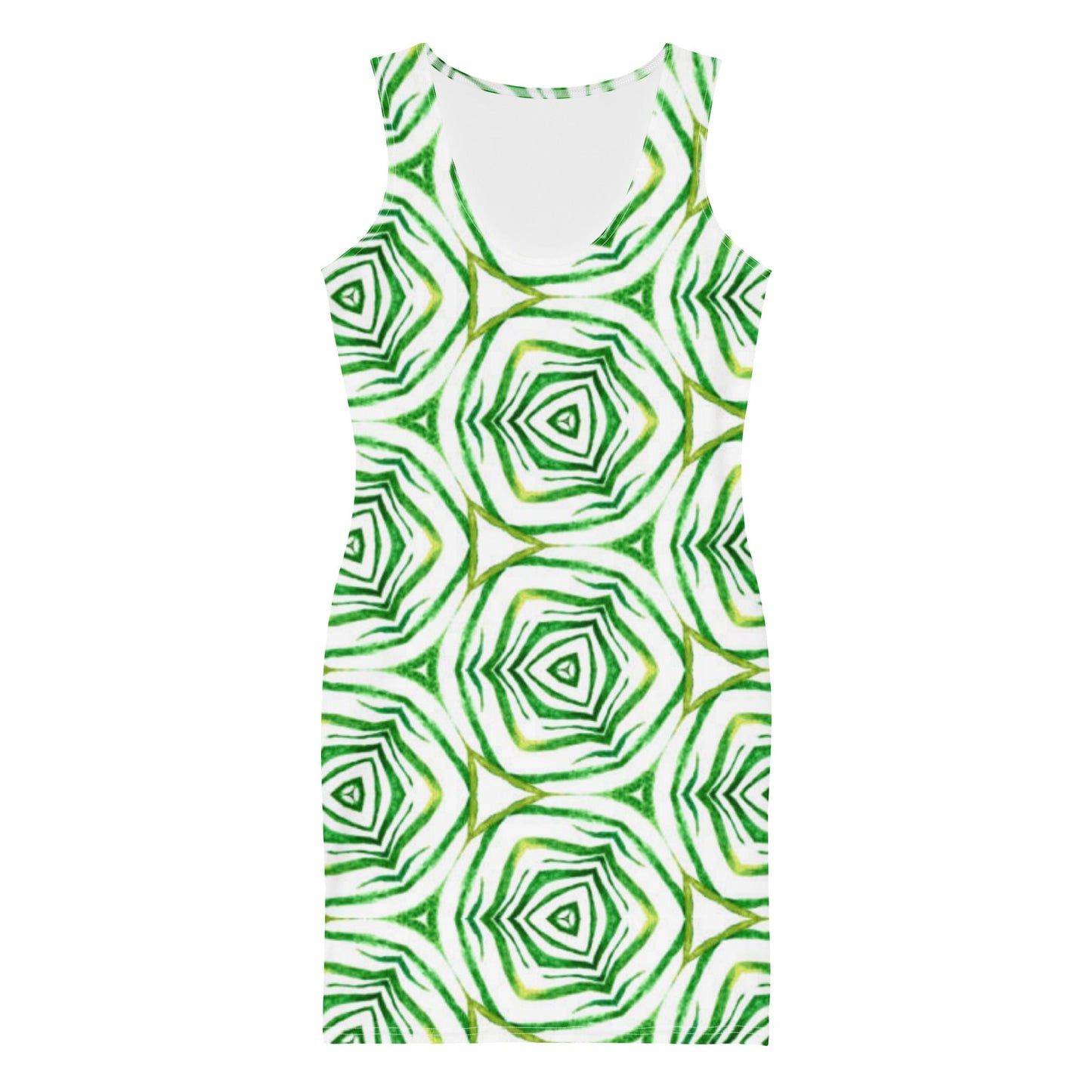 Women's Bodycon dress, Rose White Green Pencil Dresses, Body hugging fit tank top dress, elegant bodycon, sleeveless dress for your favorite party, summer and spring dress - PratSN
