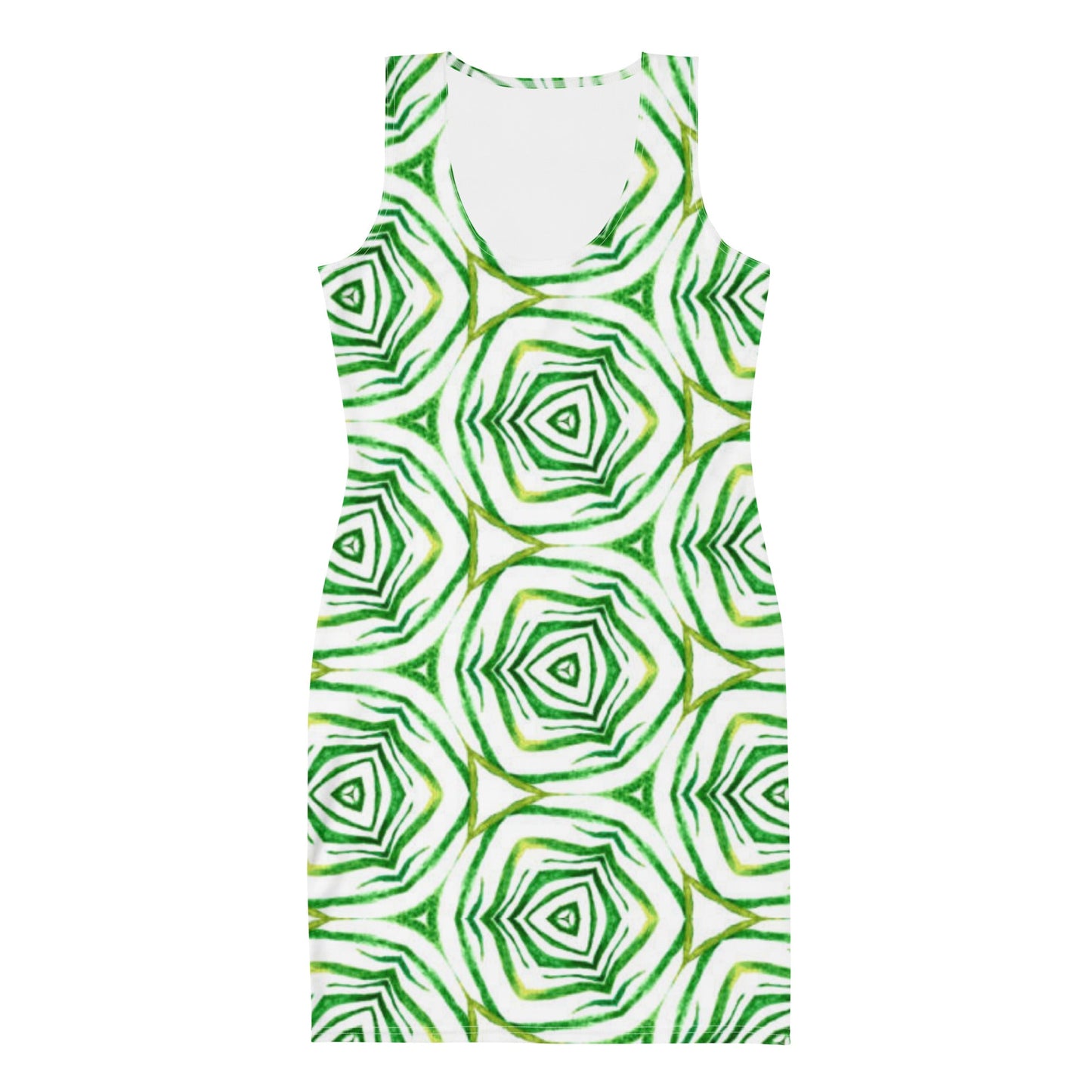 Women's Bodycon dress, Rose White Green Pencil Dresses, Body hugging fit tank top dress, elegant bodycon, sleeveless dress for your favorite party, summer and spring dress - PratSN