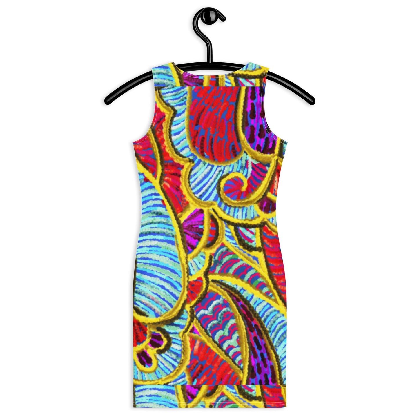 Women's Bodycon dress, Sky Blue Red Purple Body hugging fit tank top dress, elegant bodycon, sleeveless dress for your favorite party, summer and spring dress - PratSN