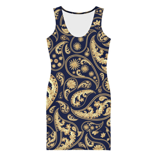 Women's Bodycon dress,bodycon dress, Blooming pattern dress, Body hugging fit tank top dress, elegant bodycon, sleeveless dress for your favorite party, summer and spring dress - PratSN