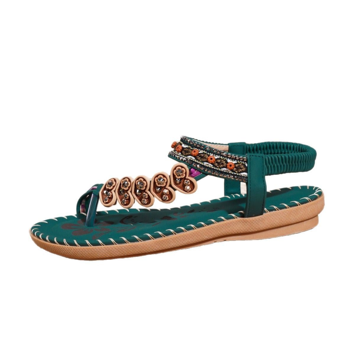 Women's Bohemian Daily Casual Summer Rhinestone Sandals - PratSN