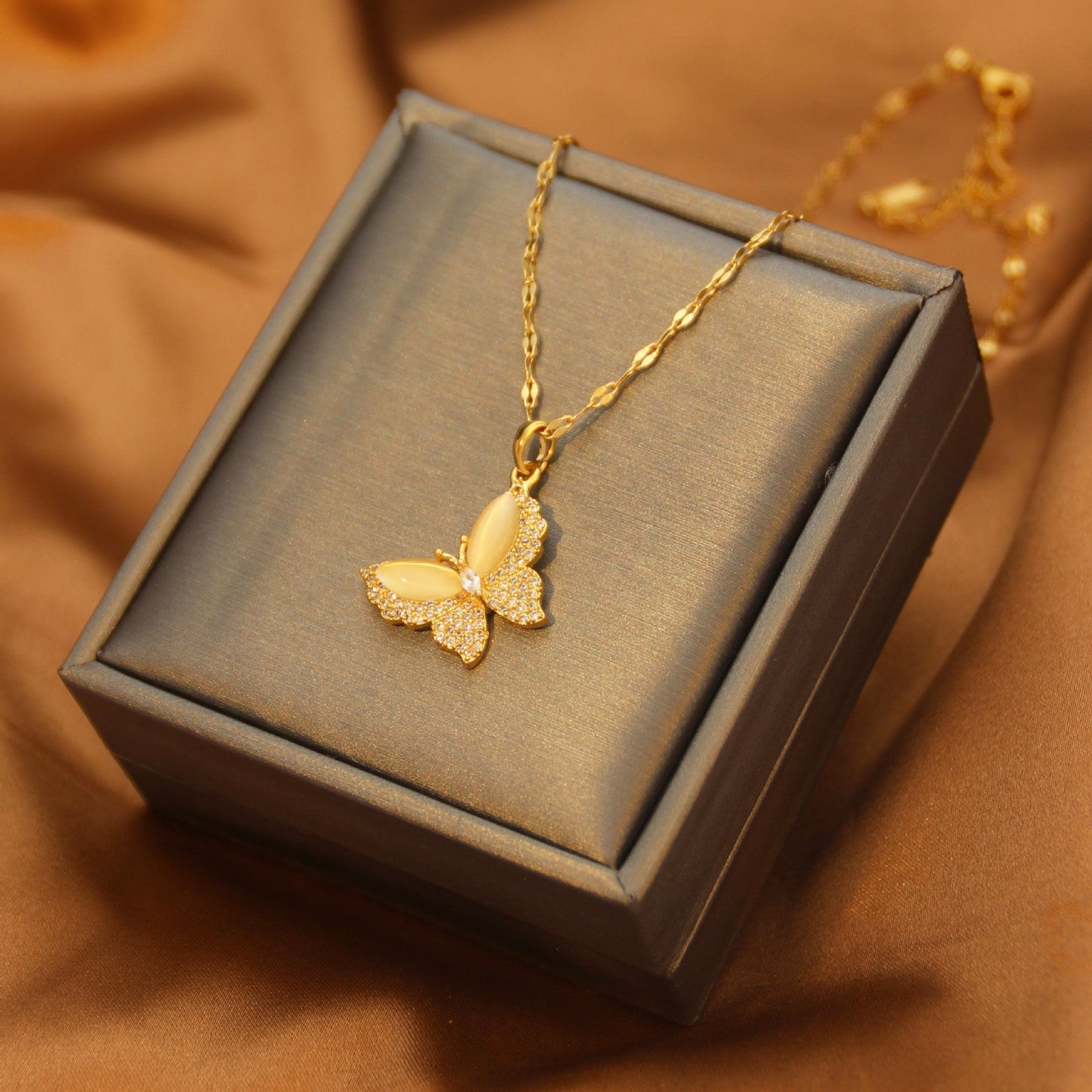 Women's Clavicle Chain Simple All - match Necklace Does Not Fade - PratSN
