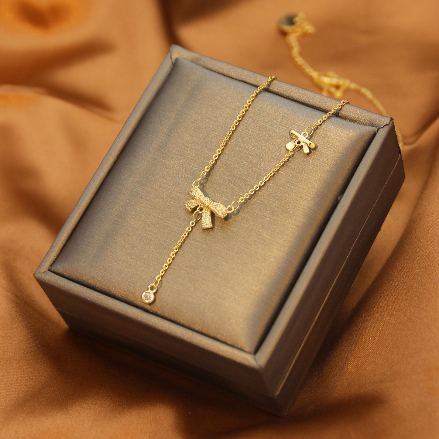 Women's Clavicle Chain Simple All - match Necklace Does Not Fade - PratSN