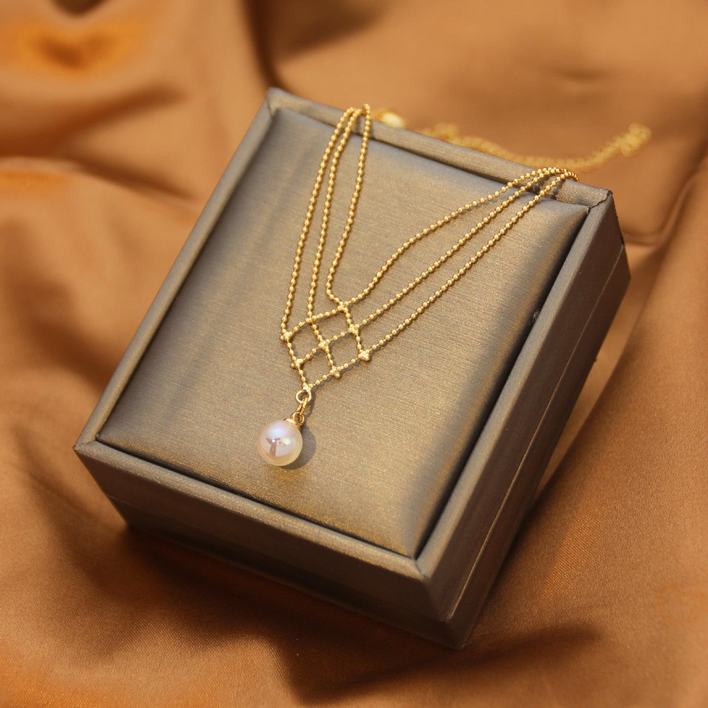 Women's Clavicle Chain Simple All - match Necklace Does Not Fade - PratSN
