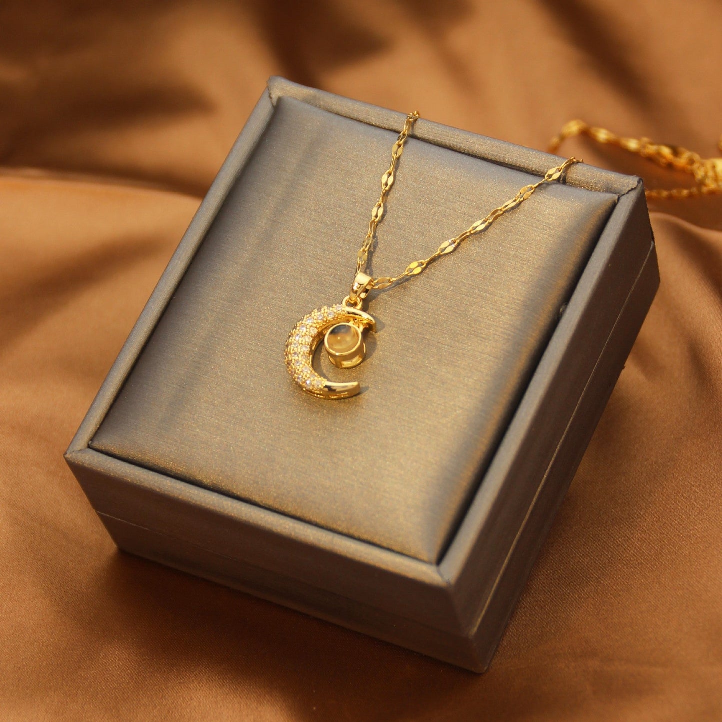 Women's Clavicle Chain Simple All - match Necklace Does Not Fade - PratSN