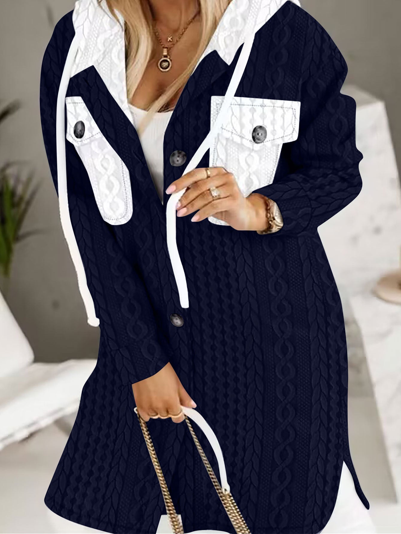 Women's Clothing Fashion New Hooded Coat - PratSN