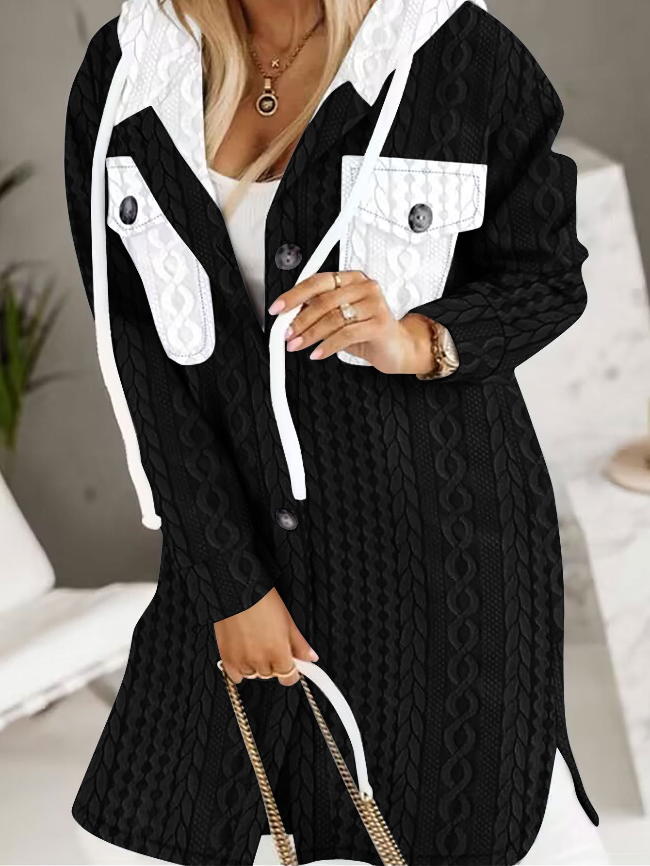 Women's Clothing Fashion New Hooded Coat - PratSN
