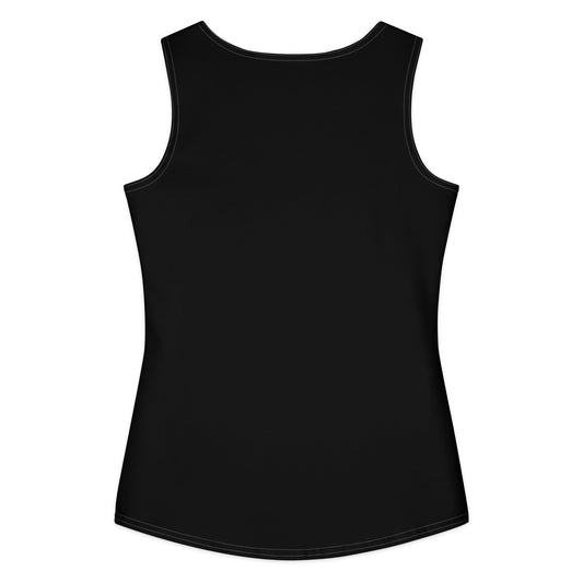 Women's Cotton Tank Top Black Top - PratSN