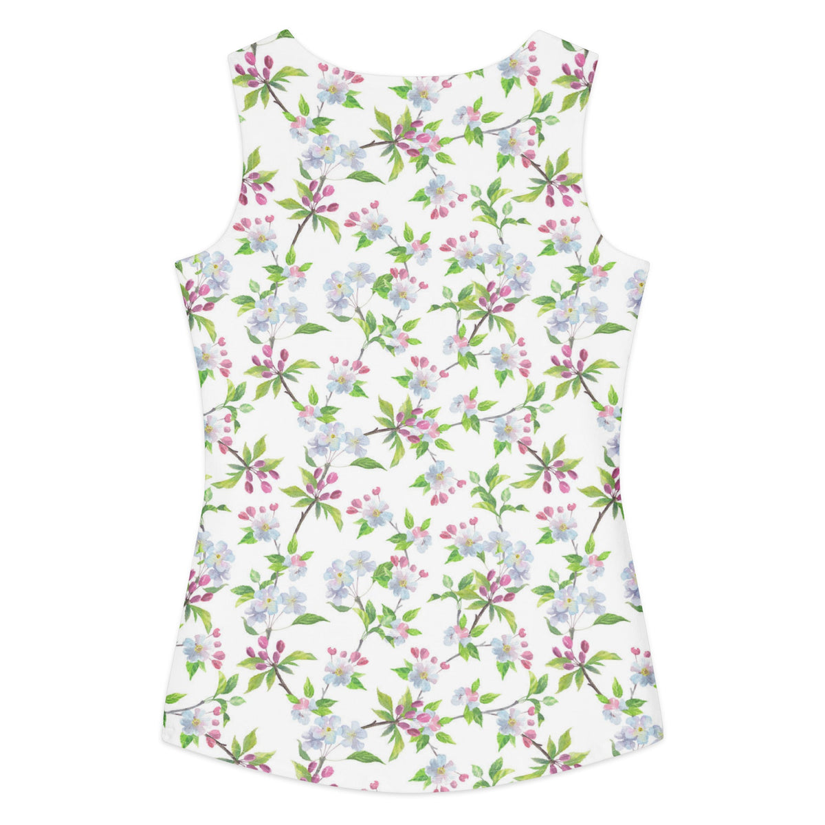 Women's cotton tank top, Floral Top - PratSN
