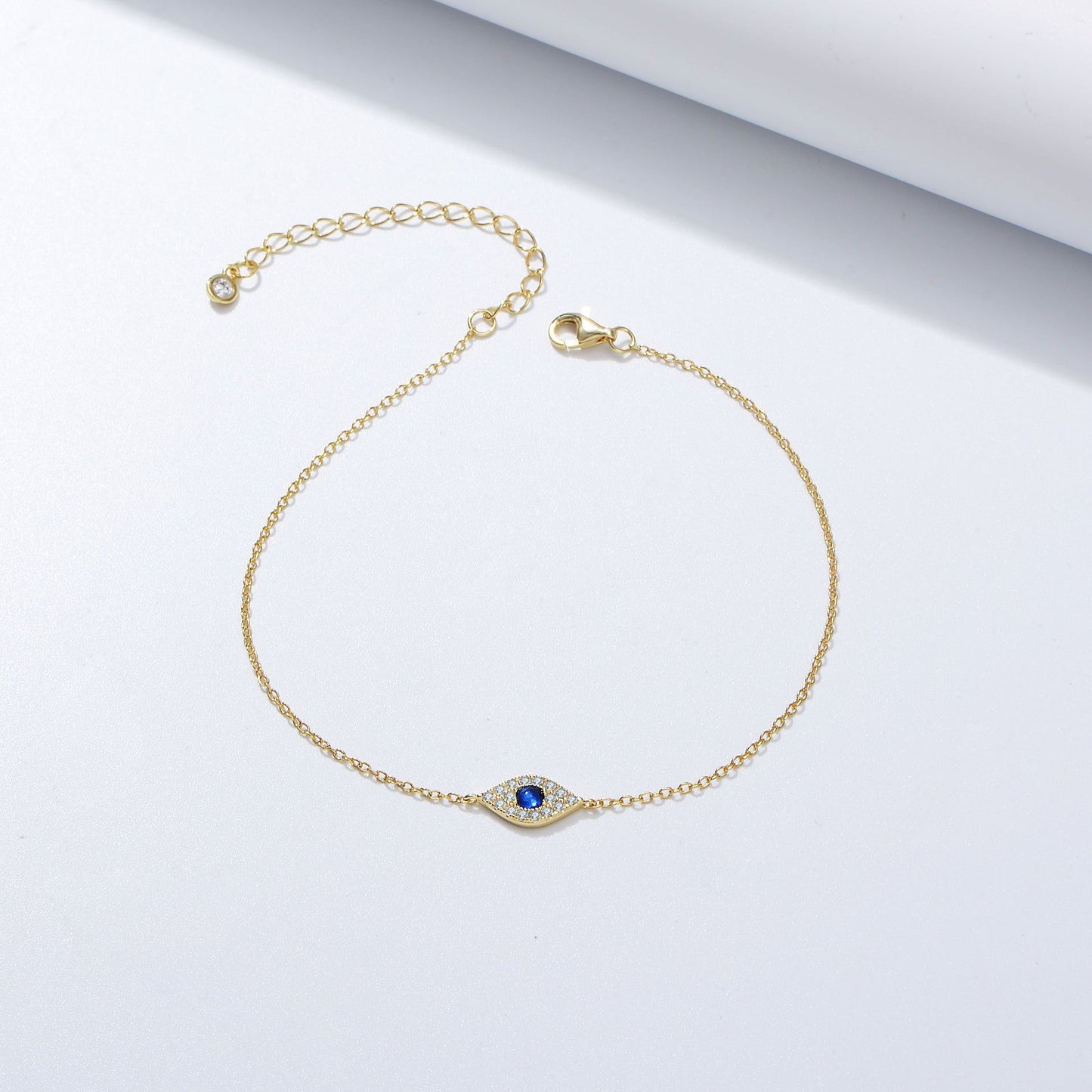 Women's Devil's Eye Micro Sterling Silver Bracelet - PratSN