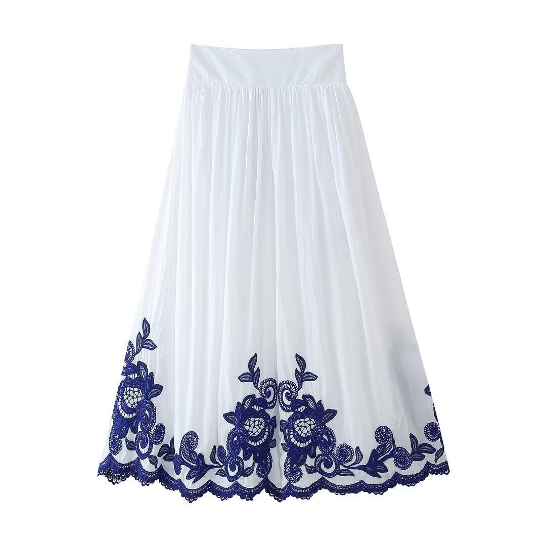 Women's Embroidery Shirt Skirt Suit - PratSN