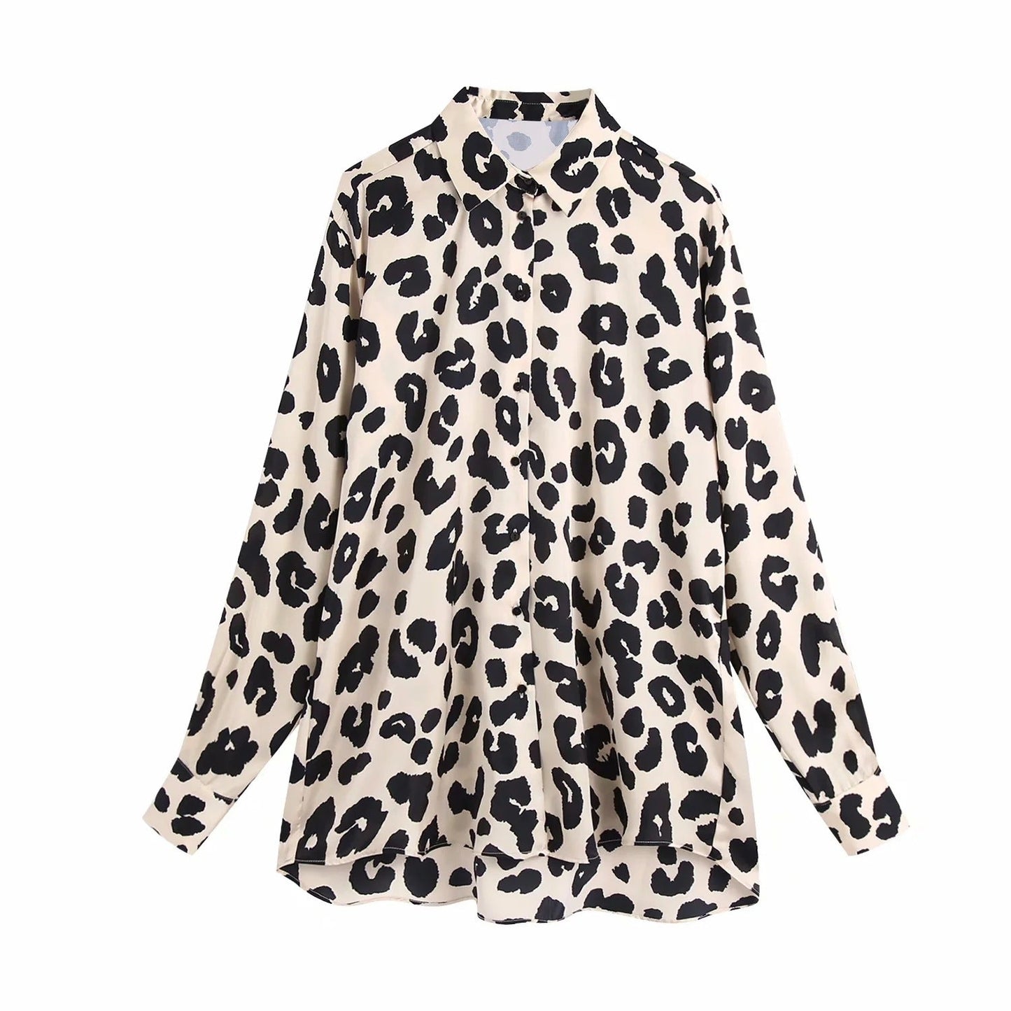 Women's Fabric print loose shirt - PratSN